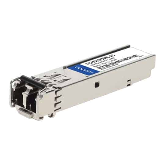 Addon Finisar FTLF8519P3BNL Compatible TAA Compliant 1000Base-SX SFP Transceiver